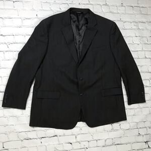 Big & Tall Black Striped Sportcoat JosaBank